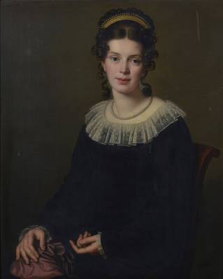 Portrait Johanna Therese Platzhoff geb. Bemberg